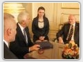 pp.Smižík a Mazzi u prezidenta SR p.Gašparoviča